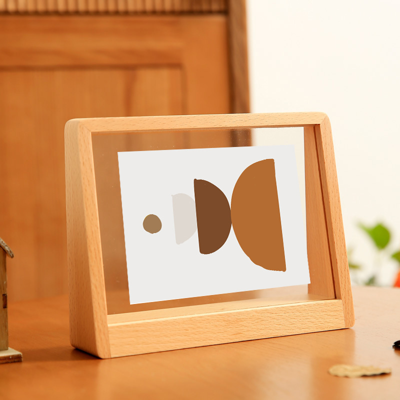 Transparent Wood Photo Frame